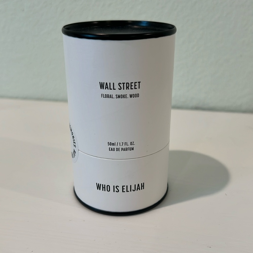 Unopened WHO IS ELIJAH WALL STREET EAU DE PARFUM